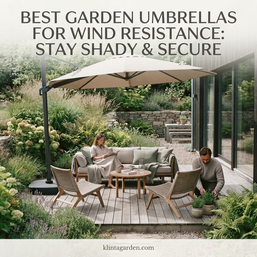 Best Garden Umbrellas for Wind Resistance: Stay Shady & Secure