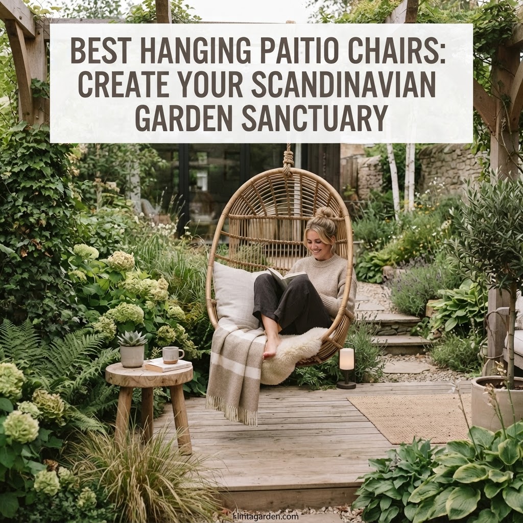 Best Hanging Patio Chairs: Create Your Scandinavian Garden Sanctuary