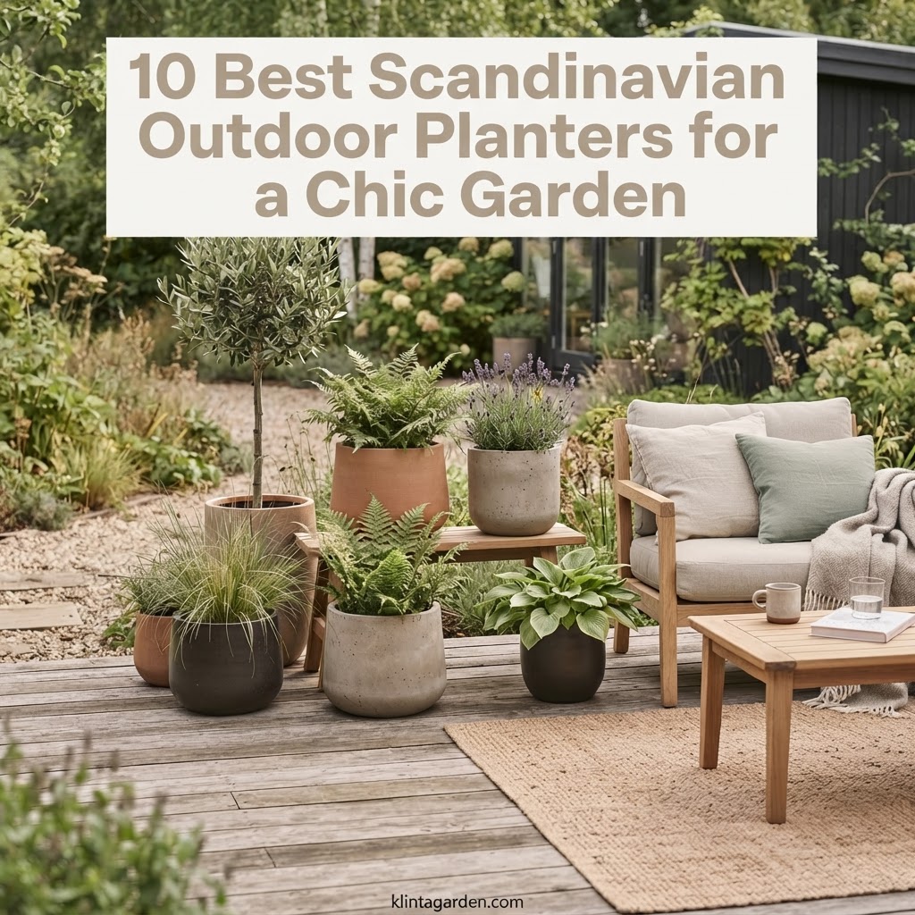 10 Best Scandinavian Outdoor Planters for a Chic Garden