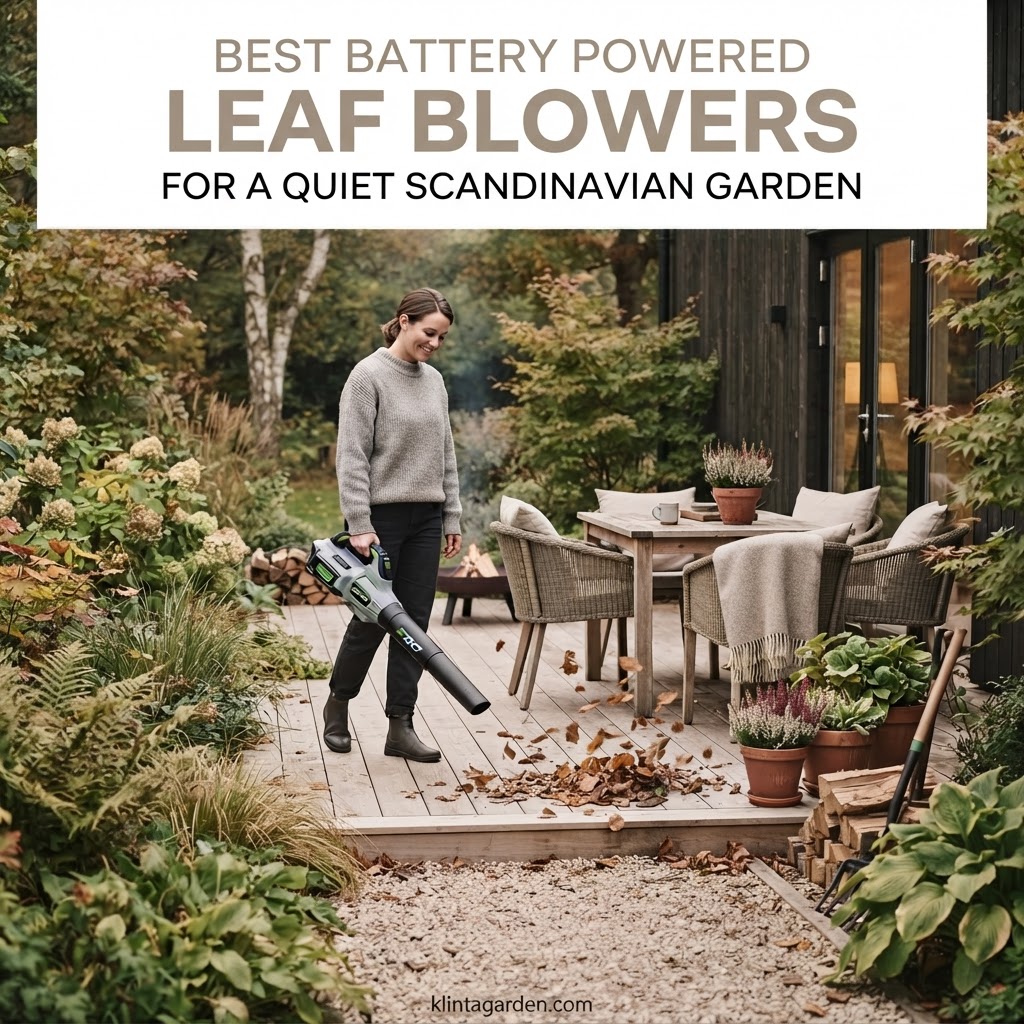 Best Battery Powered Leaf Blowers for a Quiet Scandinavian Garden