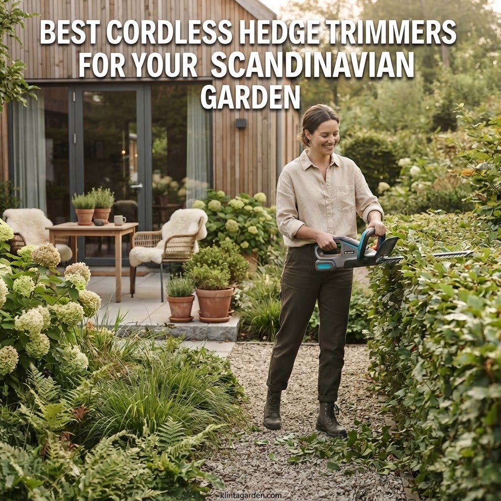 Best Cordless Hedge Trimmers for Your Scandinavian-Inspired Garden