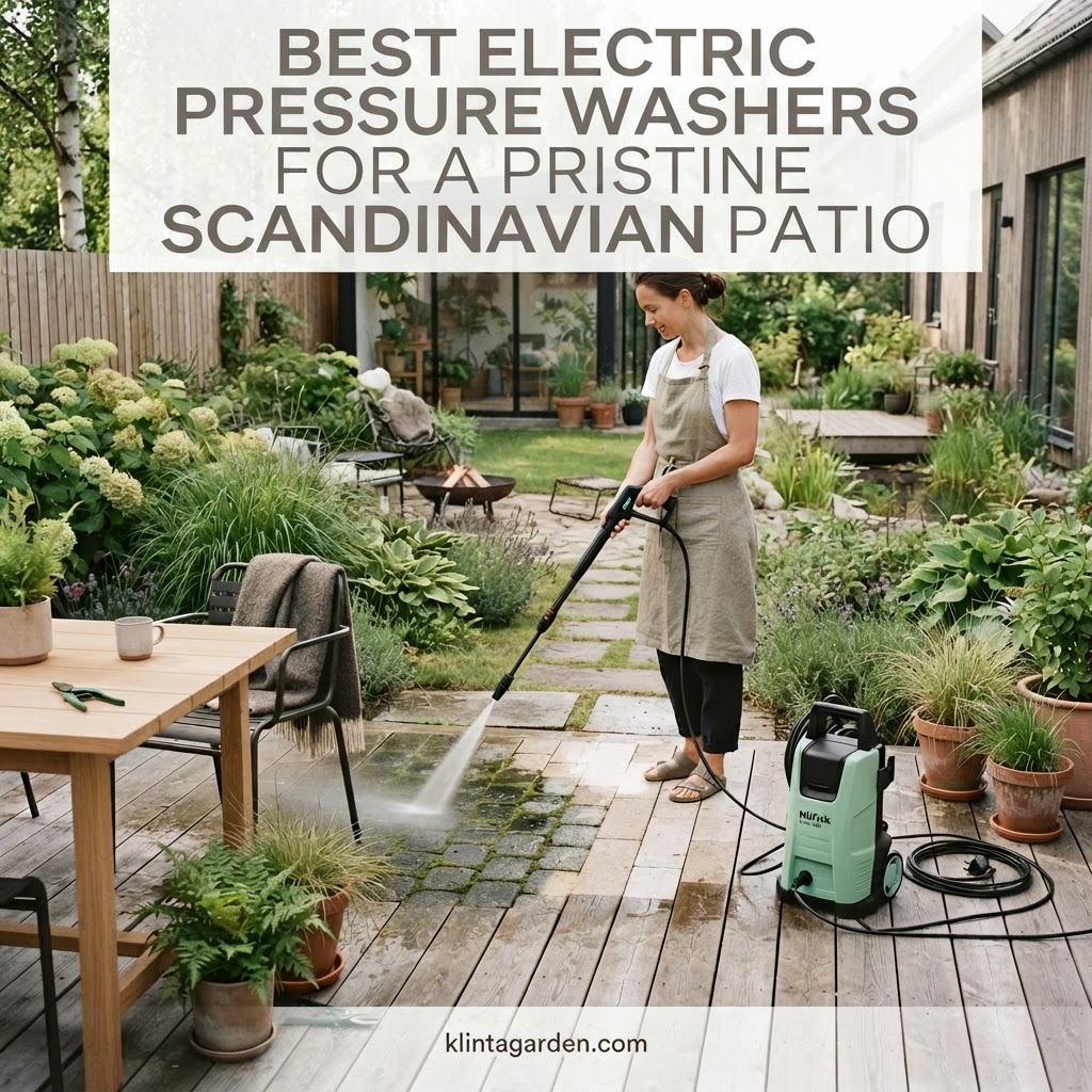 Best Electric Pressure Washers for a Pristine Scandinavian Patio