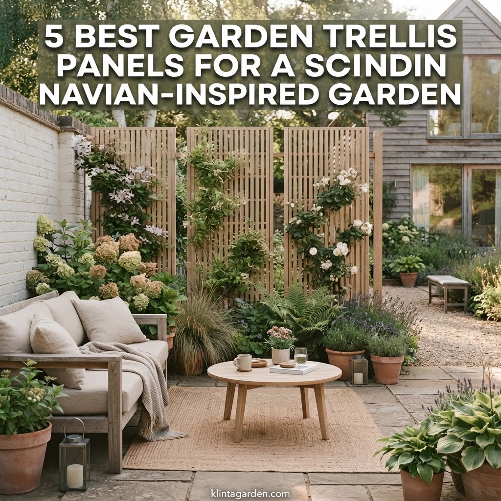 5 Best Garden Trellis Panels for a Scandinavian-Inspired Garden