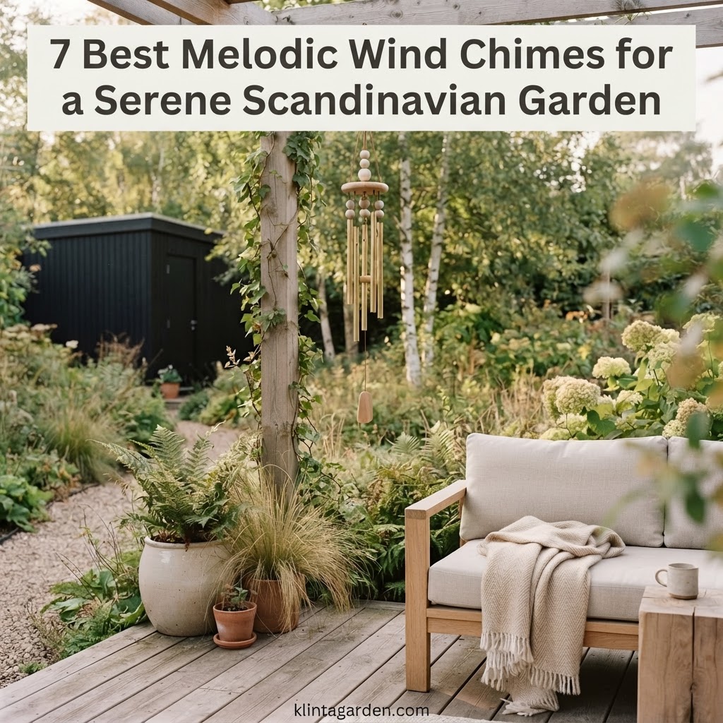 7 Best Melodic Wind Chimes for a Serene Scandinavian Garden