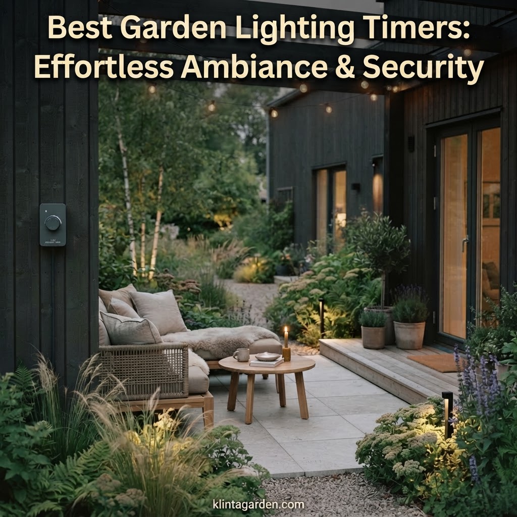 Best Garden Lighting Timers: Effortless Ambiance & Security