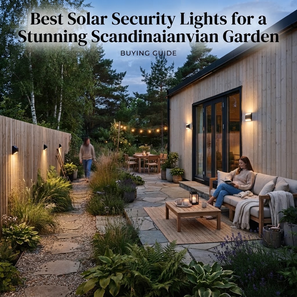 Best Solar Security Lights for a Stunning Scandinavian Garden