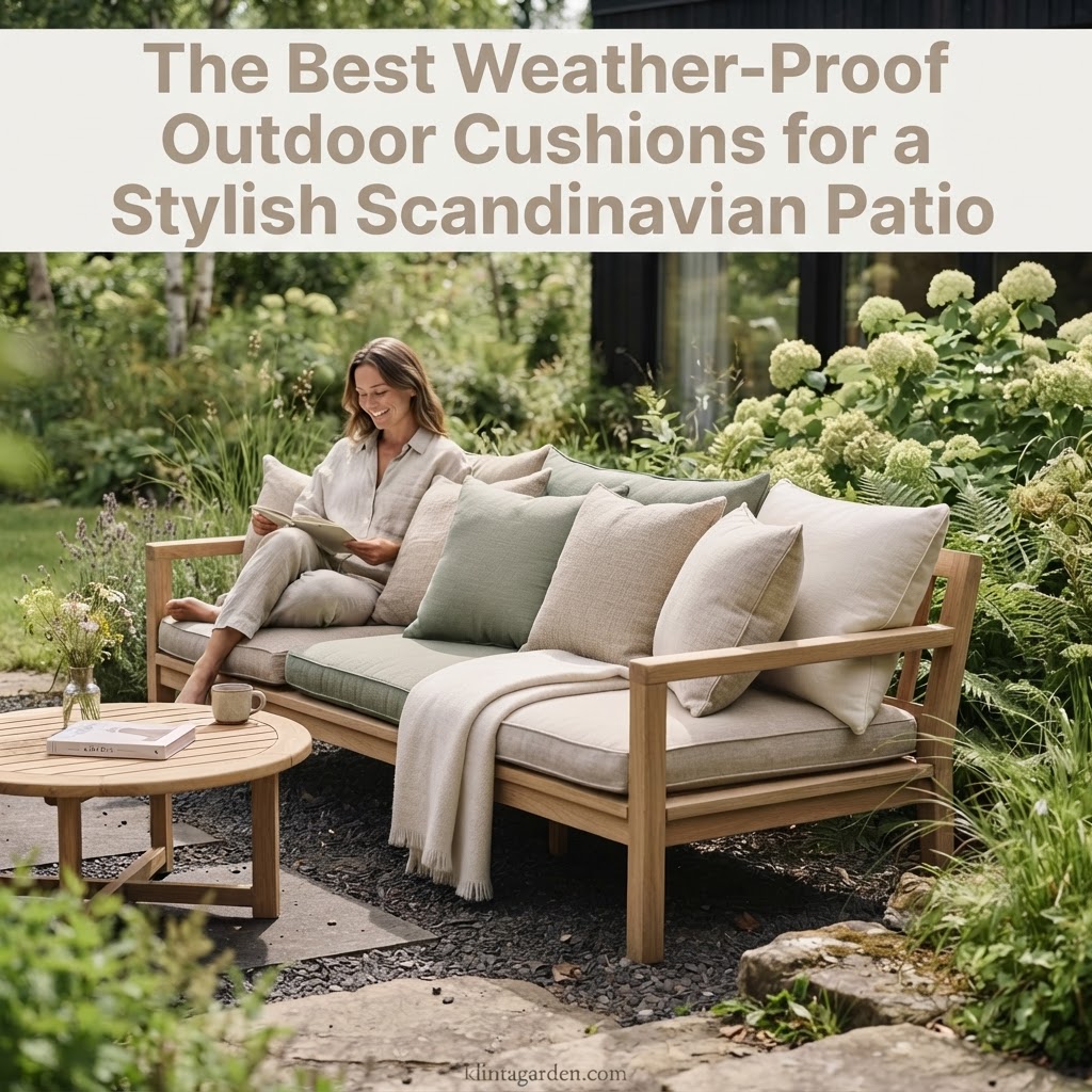 The Best Weather-Proof Outdoor Cushions for a Stylish Scandinavian Patio