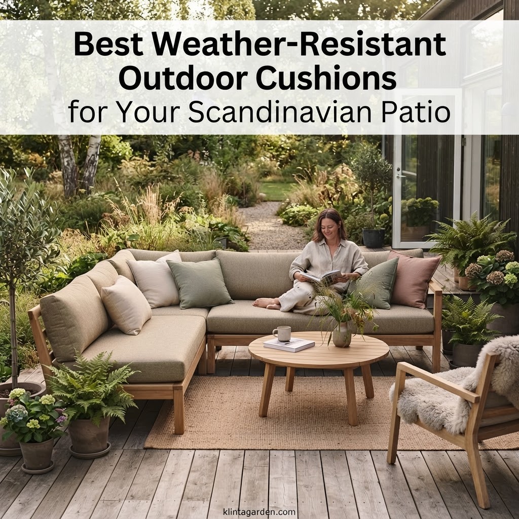 Best Weather-Resistant Outdoor Cushions for Your Scandinavian Patio