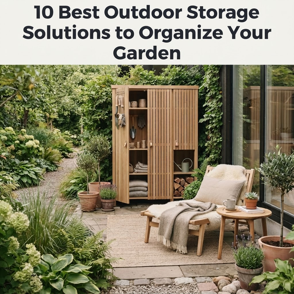 10 Best Outdoor Storage Solutions to Organize Your Garden