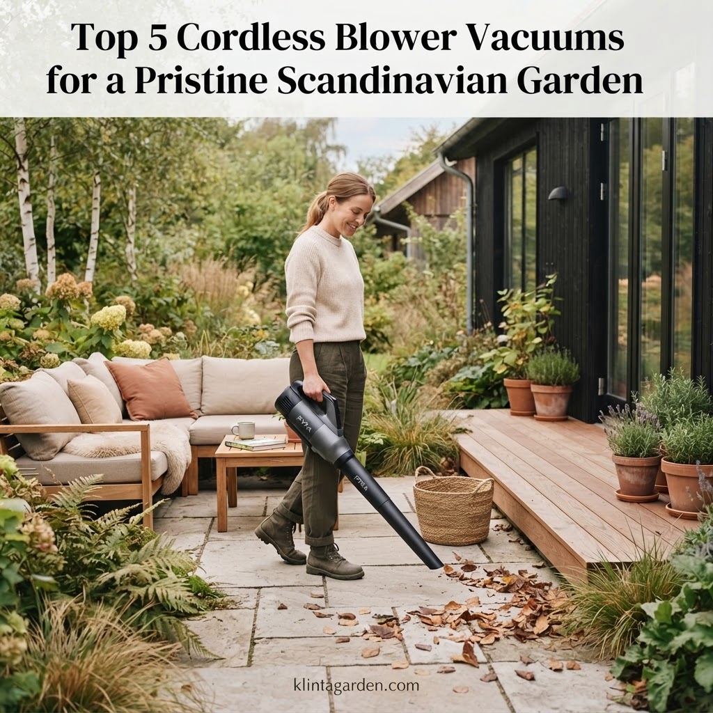 Top 5 Cordless Blower Vacuums for a Pristine Scandinavian Garden
