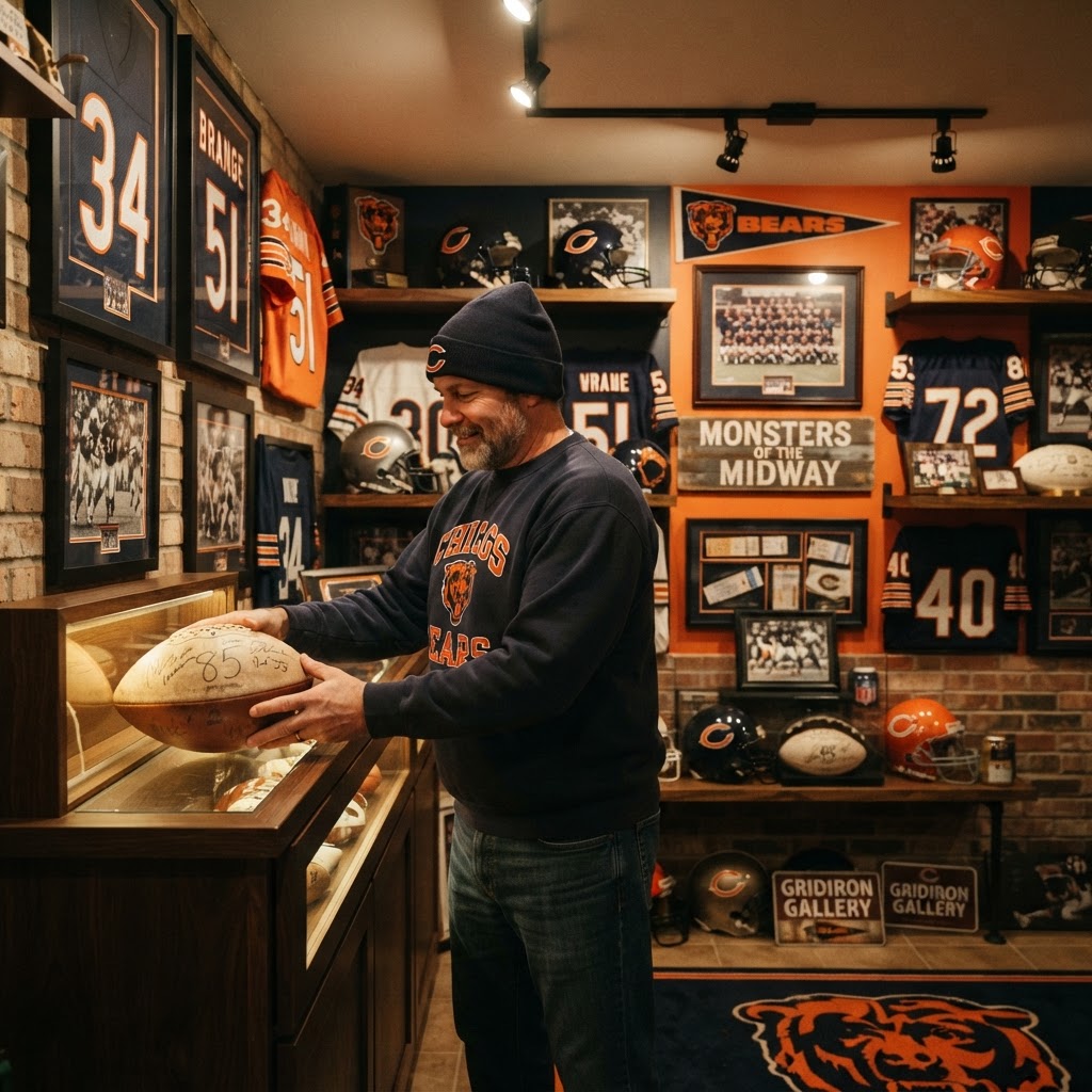 Gridiron Gallery: The Essential Guide to Displaying Your Chicago Bears Signed Memorabilia