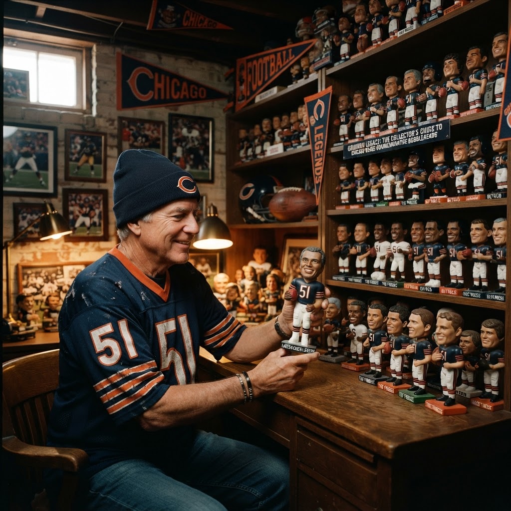 Gridiron Legacy: The Collector's Guide to Chicago Bears Commemorative Bobbleheads