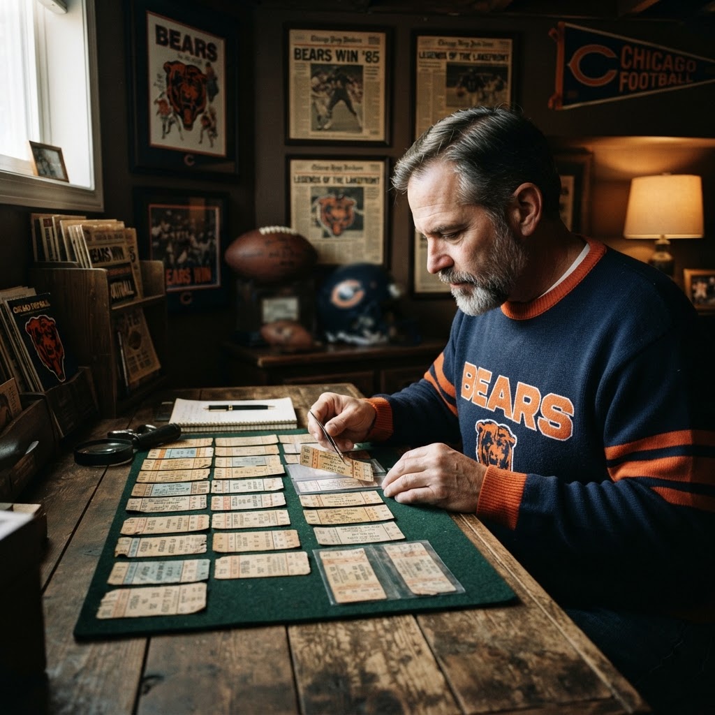Gridiron Artifacts: The Comprehensive Guide to Starting Your Chicago Bears Ticket Stub Collection