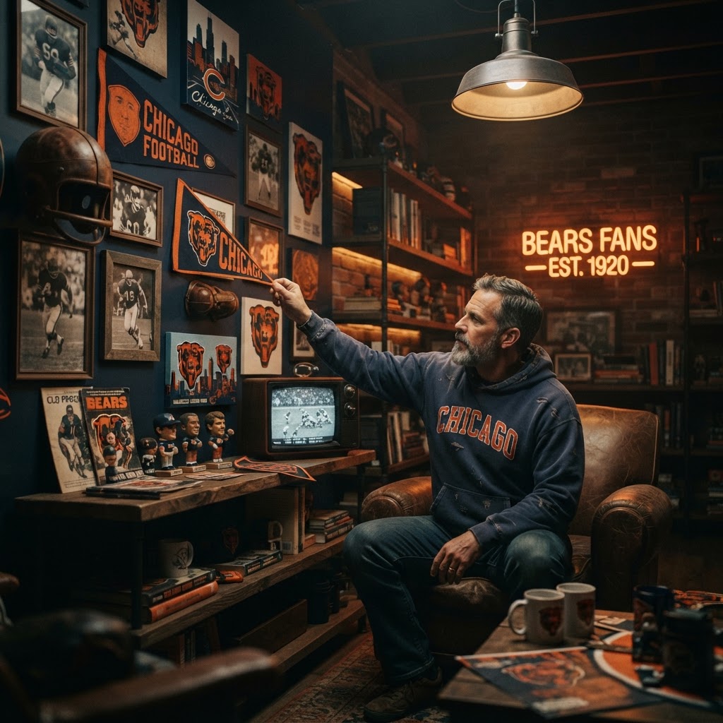 Beyond the Orange and Navy: Crafting a Unique Chicago Bears Fan Cave