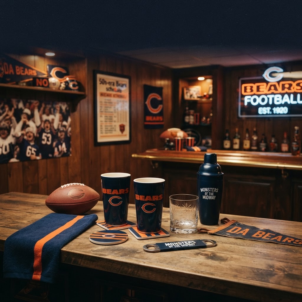 Level Up Your Game Day: The Ultimate Chicago Bears Barware Guide