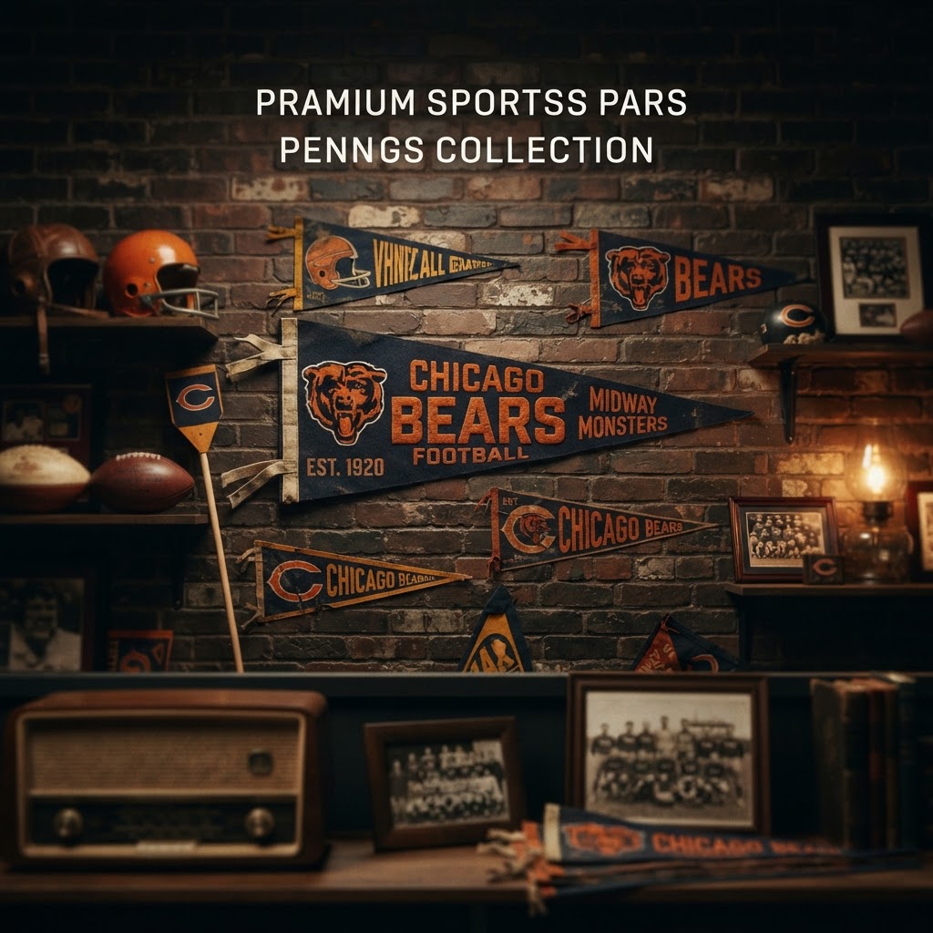Mastering Chicago Bears Vintage Pennant Collecting: A Fan Guide