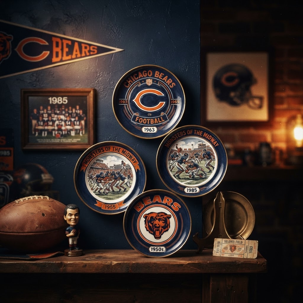 Chicago Bears Commemorative Plates: The Ultimate Collector's Guide