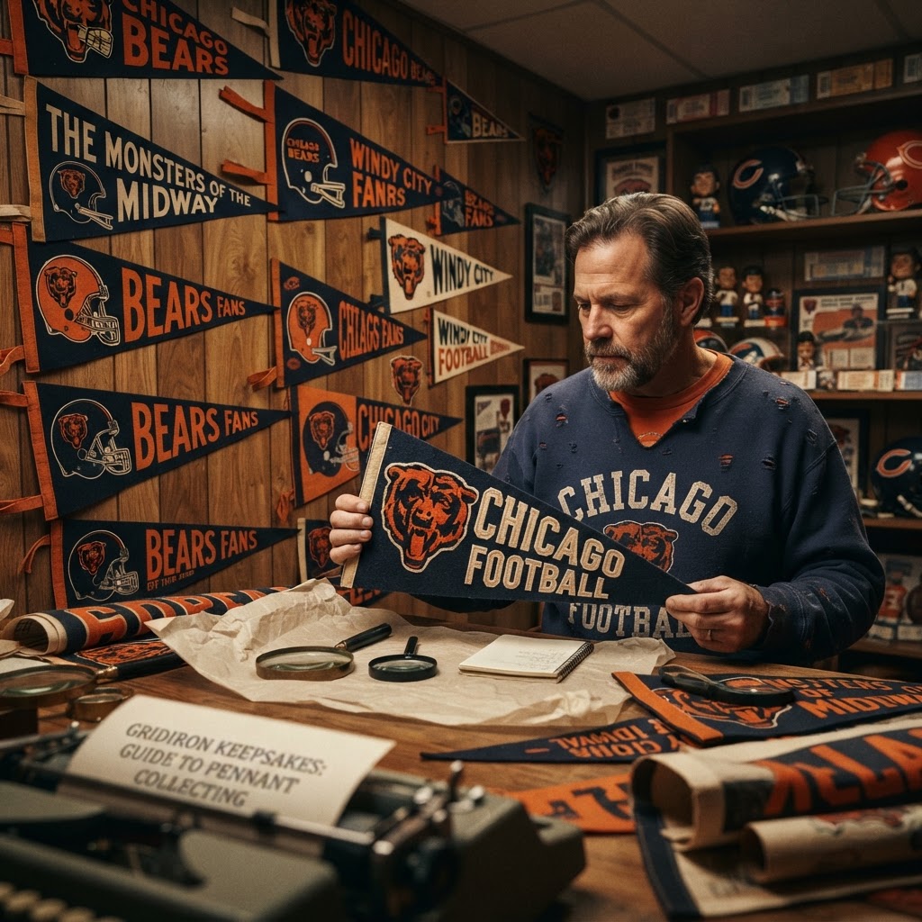 Gridiron Keepsakes: The Definitive Guide to Chicago Bears Commemorative Pennant Collecting