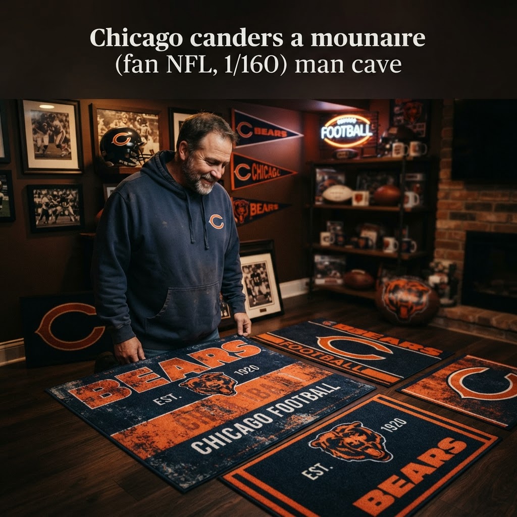 Level Up Your Fan Cave: Best Chicago Bears Rugs and Floor Mats