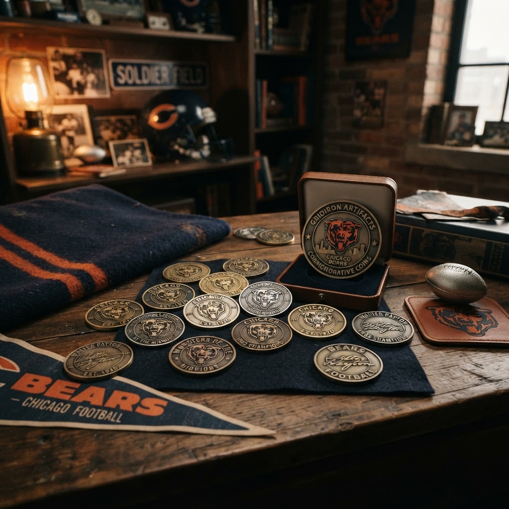 Gridiron Artifacts: The Connoisseur’s Guide to Chicago Bears Commemorative Coins