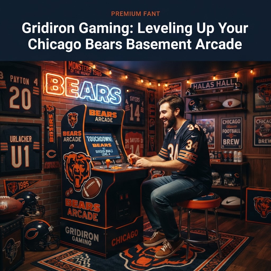 Ultimate Chicago Bears Fan Cave: How to Build a Monsters of the Midway Arcade