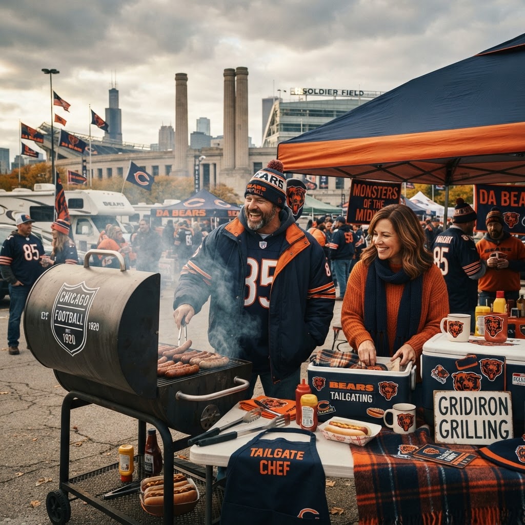 Gridiron Grilling: The Ultimate Collector's Guide to Chicago Bears Tailgating Gear