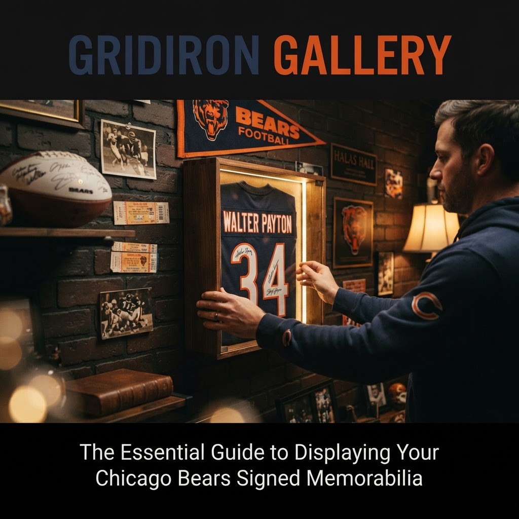 How to Display Your Signed Chicago Bears Memorabilia Like a Pro