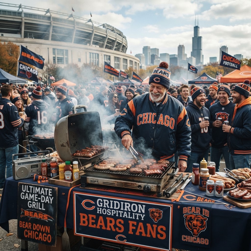 Gridiron Hospitality: Curating the Ultimate Chicago Bears Game-Day Grill Station