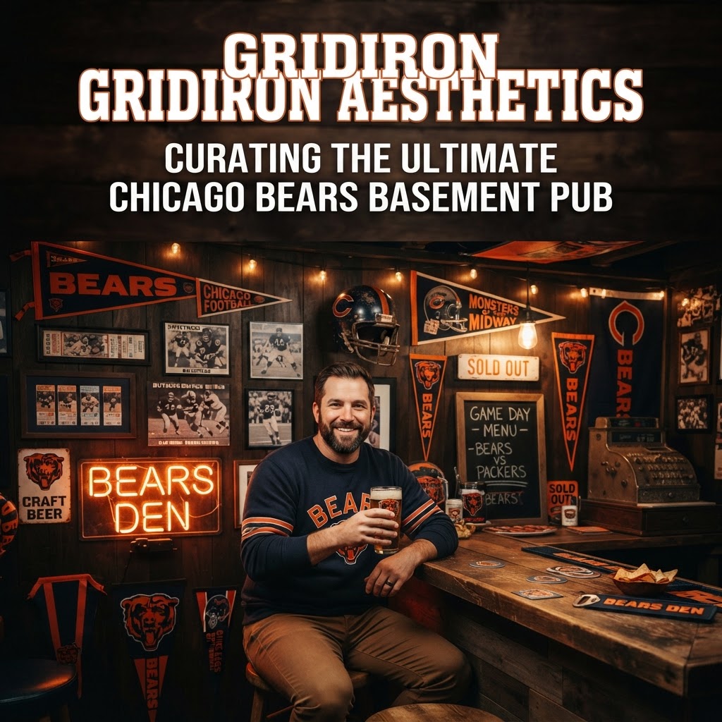How to Create the Ultimate Chicago Bears Basement Fan Cave