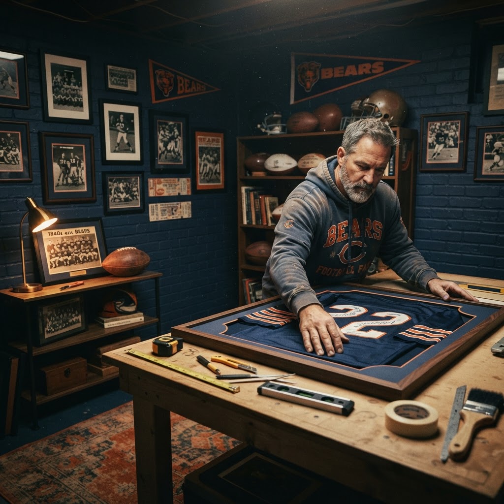 Gridiron Keepsakes: How to Properly Frame and Display Your Chicago Bears Signed Memorabilia