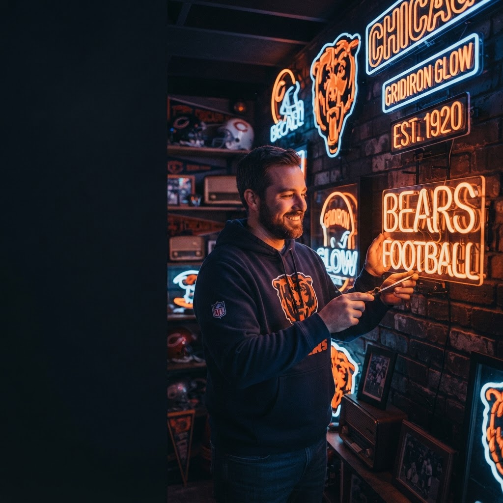 Level Up Your Fan Cave: The Best Chicago Bears Neon Signs for Your Space