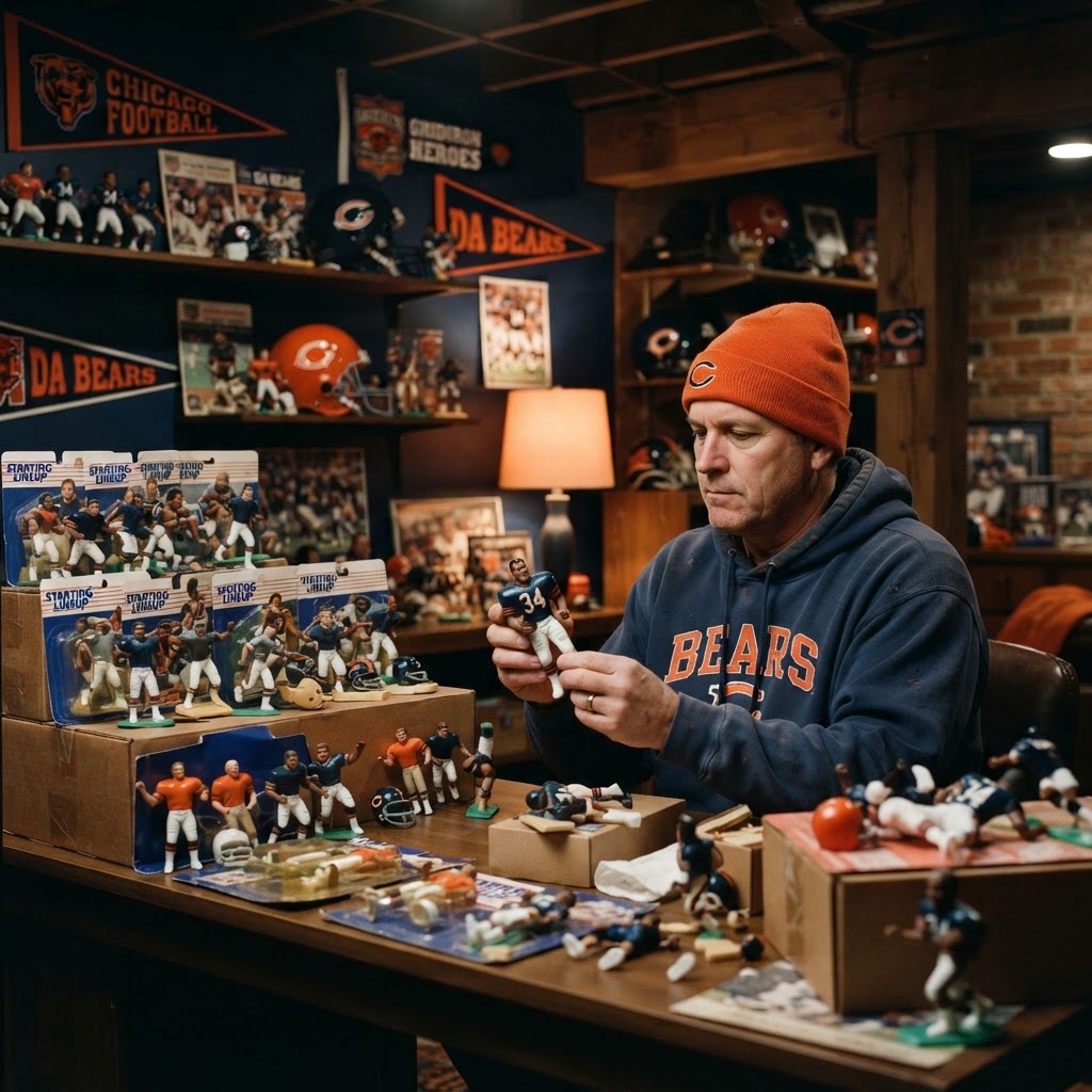 Gridiron Artifacts: The Collector's Guide to Chicago Bears Starting Lineup Figures