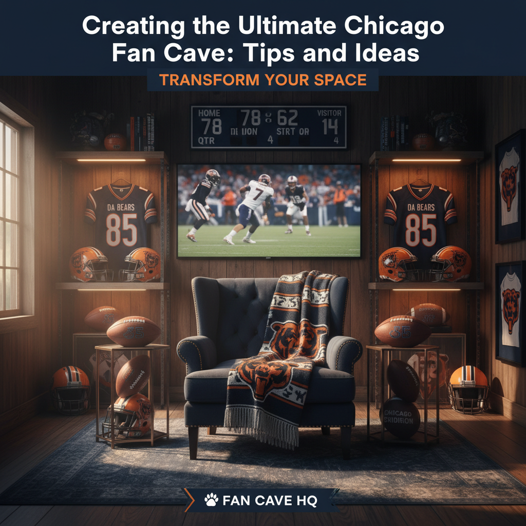 Create Your Dream Chicago Bears Fan Cave with These Game-Changing Tips
