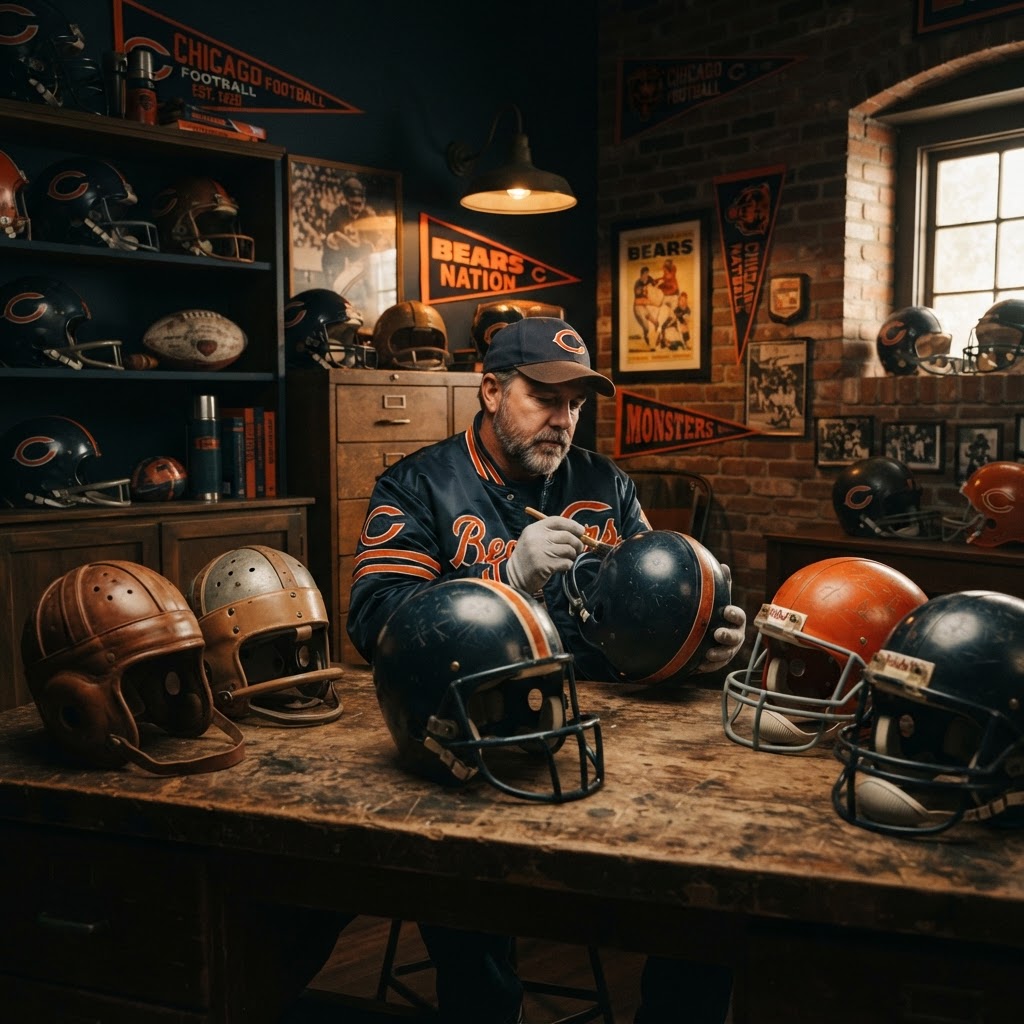 Gridiron Artifacts: The Comprehensive Guide to Starting Your Chicago Bears Helmet Collection