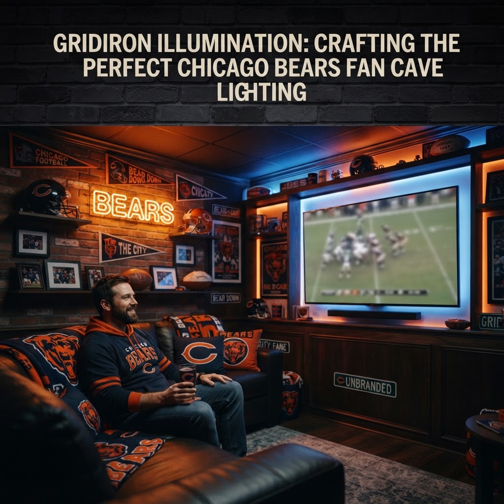Chicago Bears Fan Cave Lighting Ideas: How to Create the Ultimate Game Day Vibe