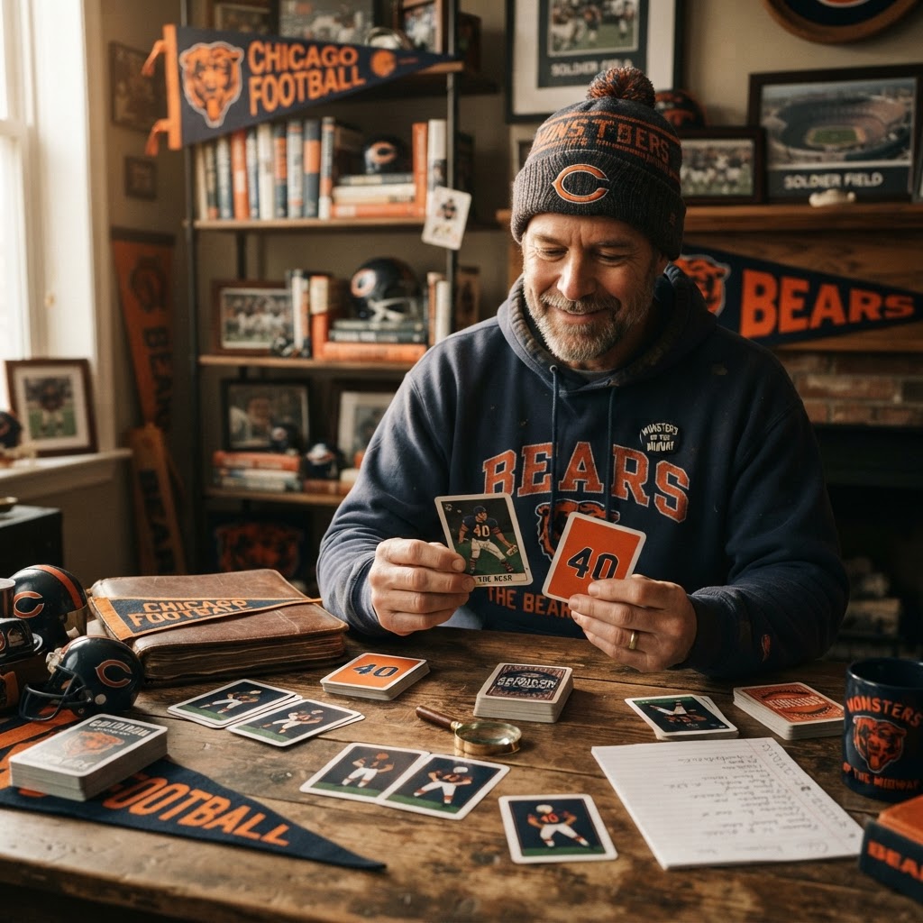 Gridiron Keepsakes: The Ultimate Guide to Collecting Chicago Bears Playing Cards