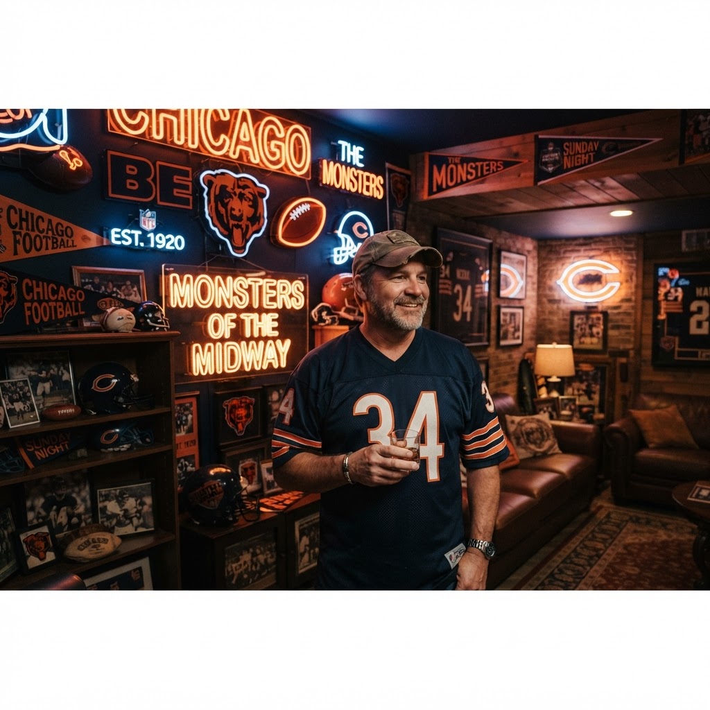 Gridiron Glow: The Ultimate Guide to Curating Chicago Bears Neon Sign Collections