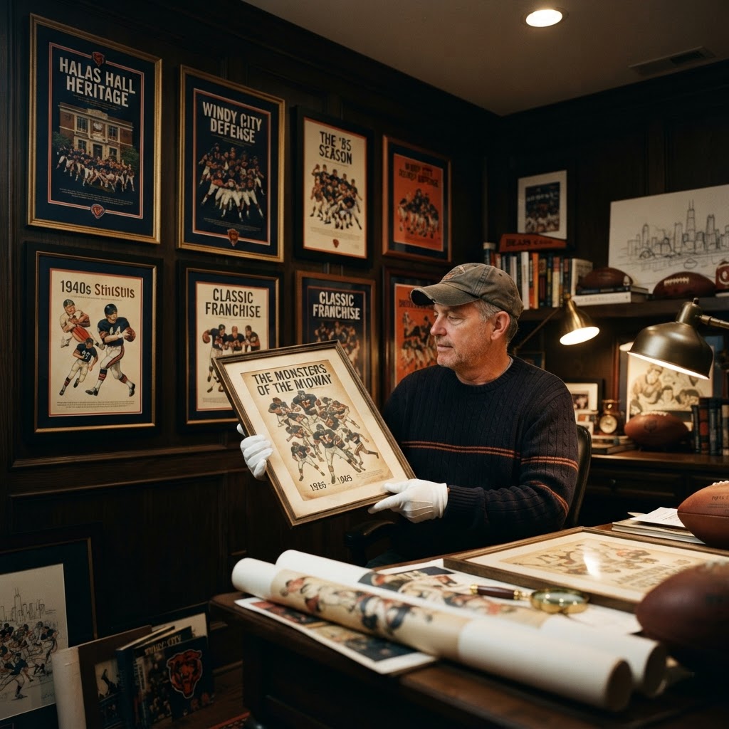 Gridiron Gallery: The Connoisseur’s Guide to Chicago Bears Commemorative Lithographs
