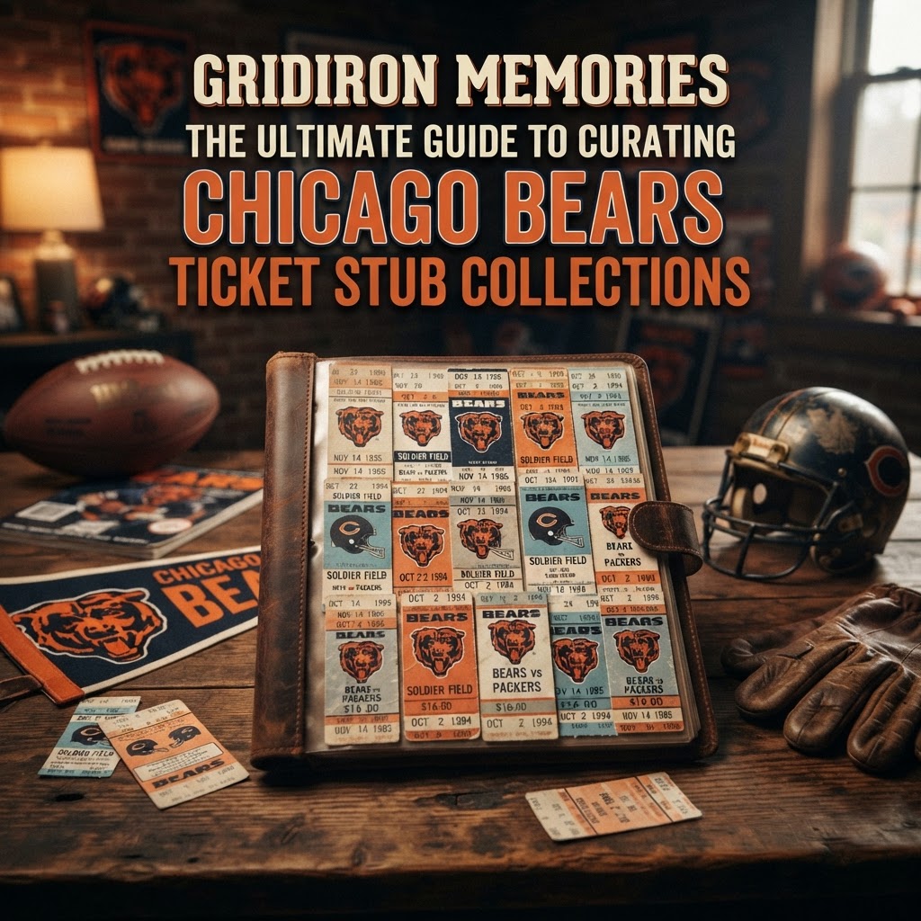 How to Organize Your Chicago Bears Ticket Stub Collection