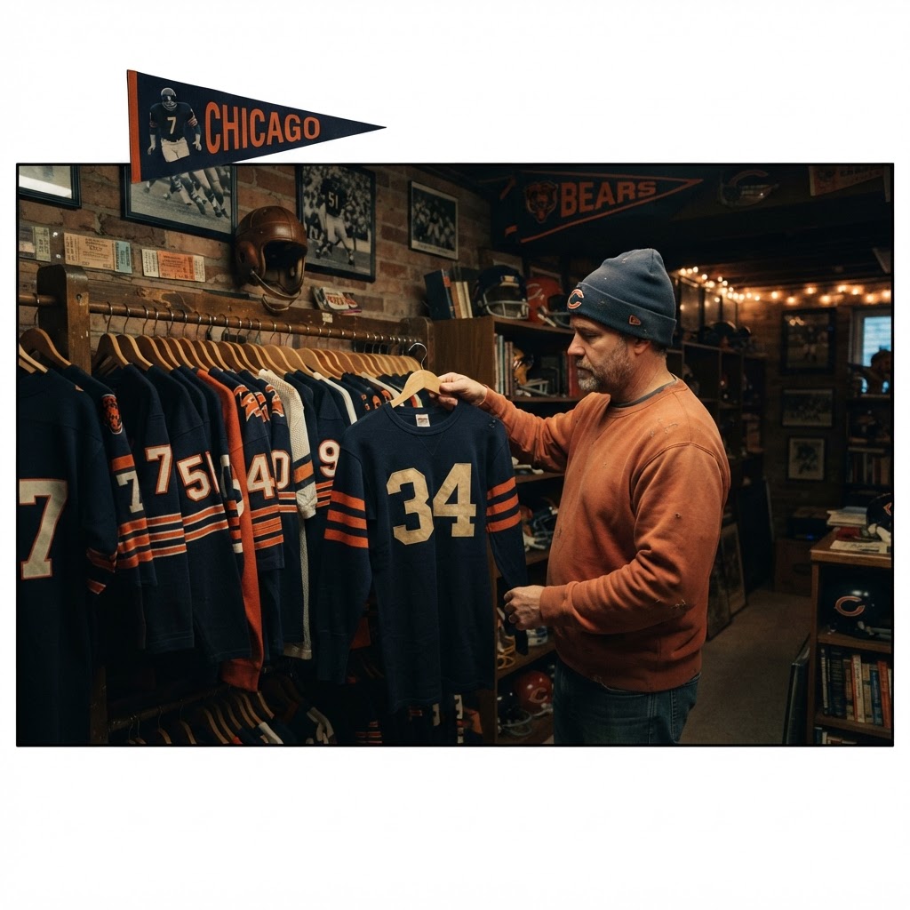 Gridiron Legacy: The Ultimate Guide to Collecting Chicago Bears Throwback Jerseys