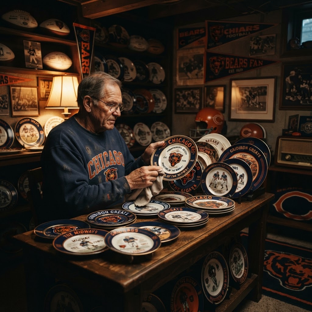 Gridiron Artifacts: The Connoisseur’s Guide to Chicago Bears Commemorative Plates