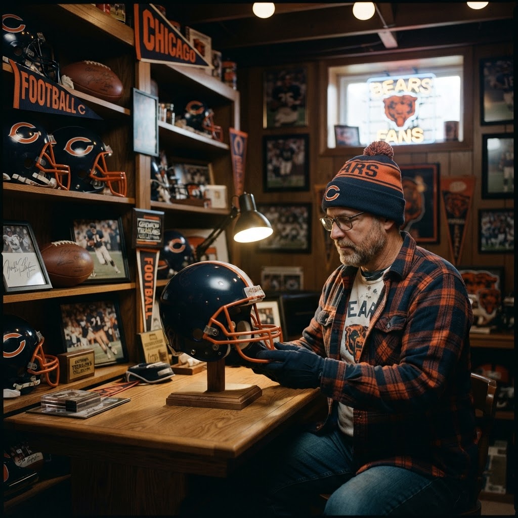 Gridiron Treasures: The Definitive Guide to Collecting Chicago Bears Commemorative Helmets