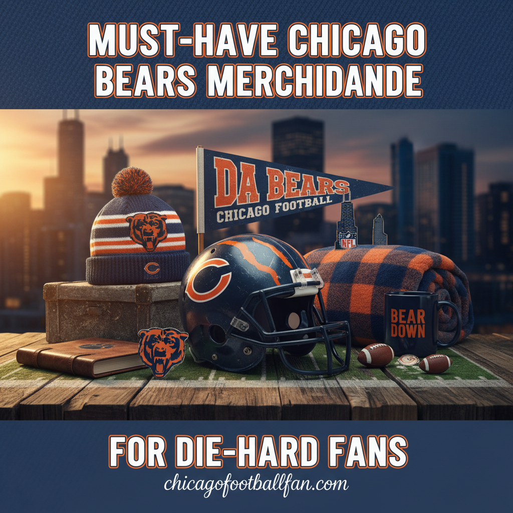 Top Chicago Bears Merchandise Every Fan Needs Now