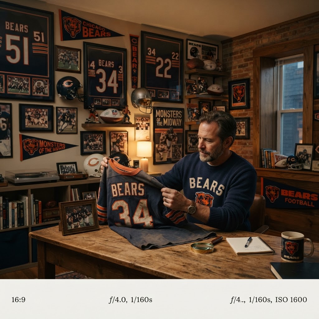 Legacy in the Living Room: A Guide to Curating Your Chicago Bears Memorabilia Display