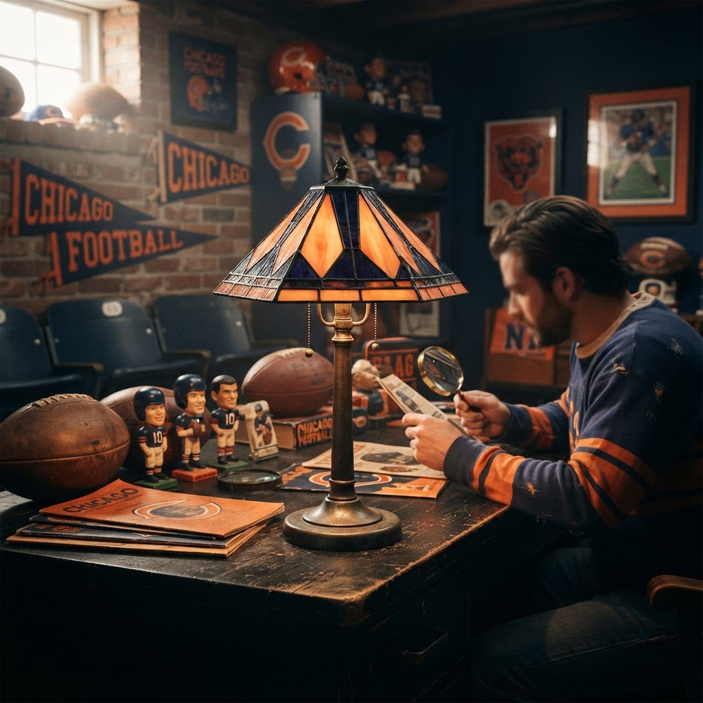 Gridiron Illumination: The Collector’s Guide to Chicago Bears Desk Lamps