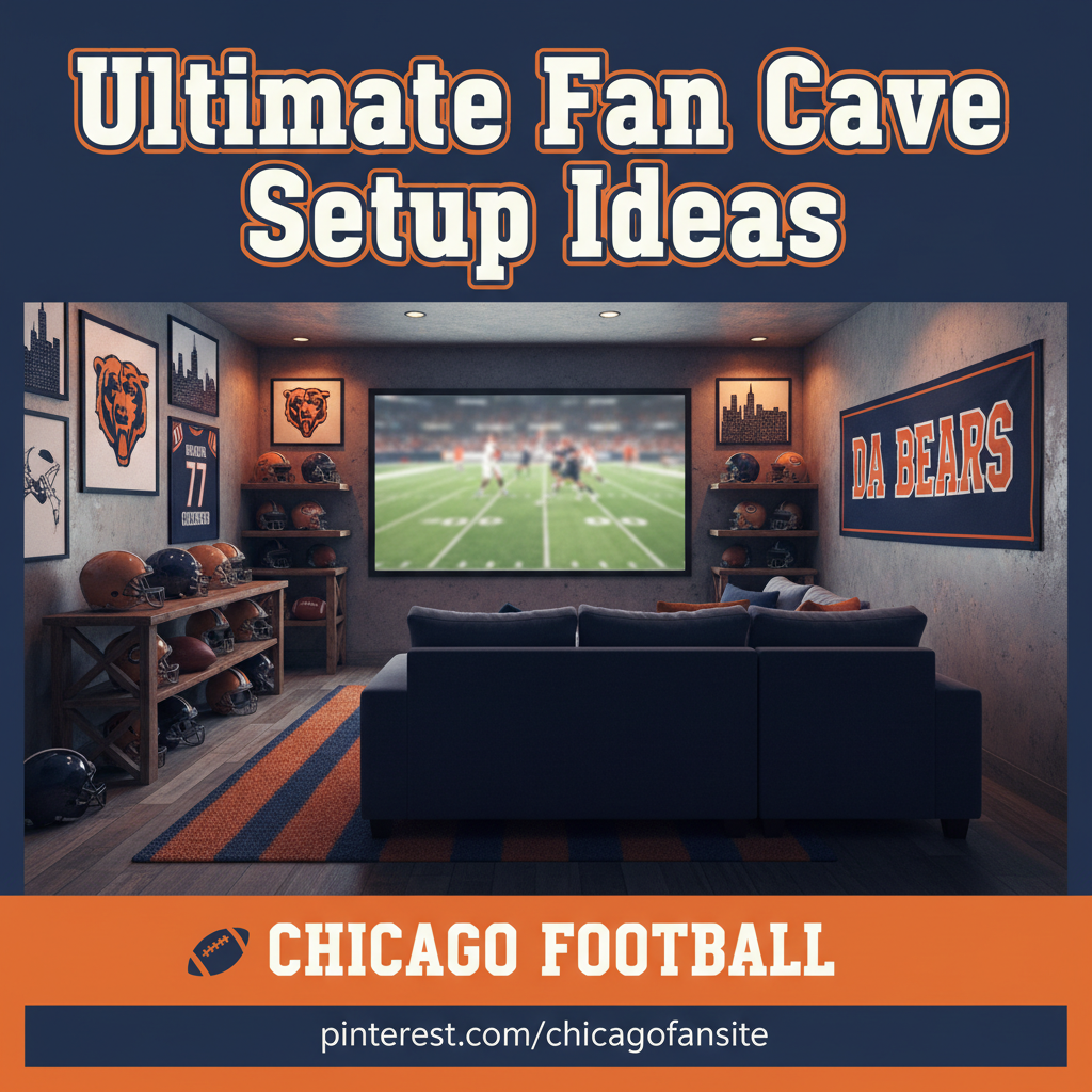 Create Your Ultimate Chicago Bears Fan Cave: Game Day Essentials