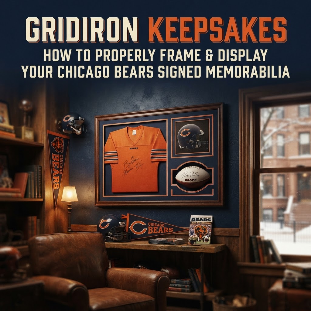 How to Frame Your Chicago Bears Memorabilia Like a Pro