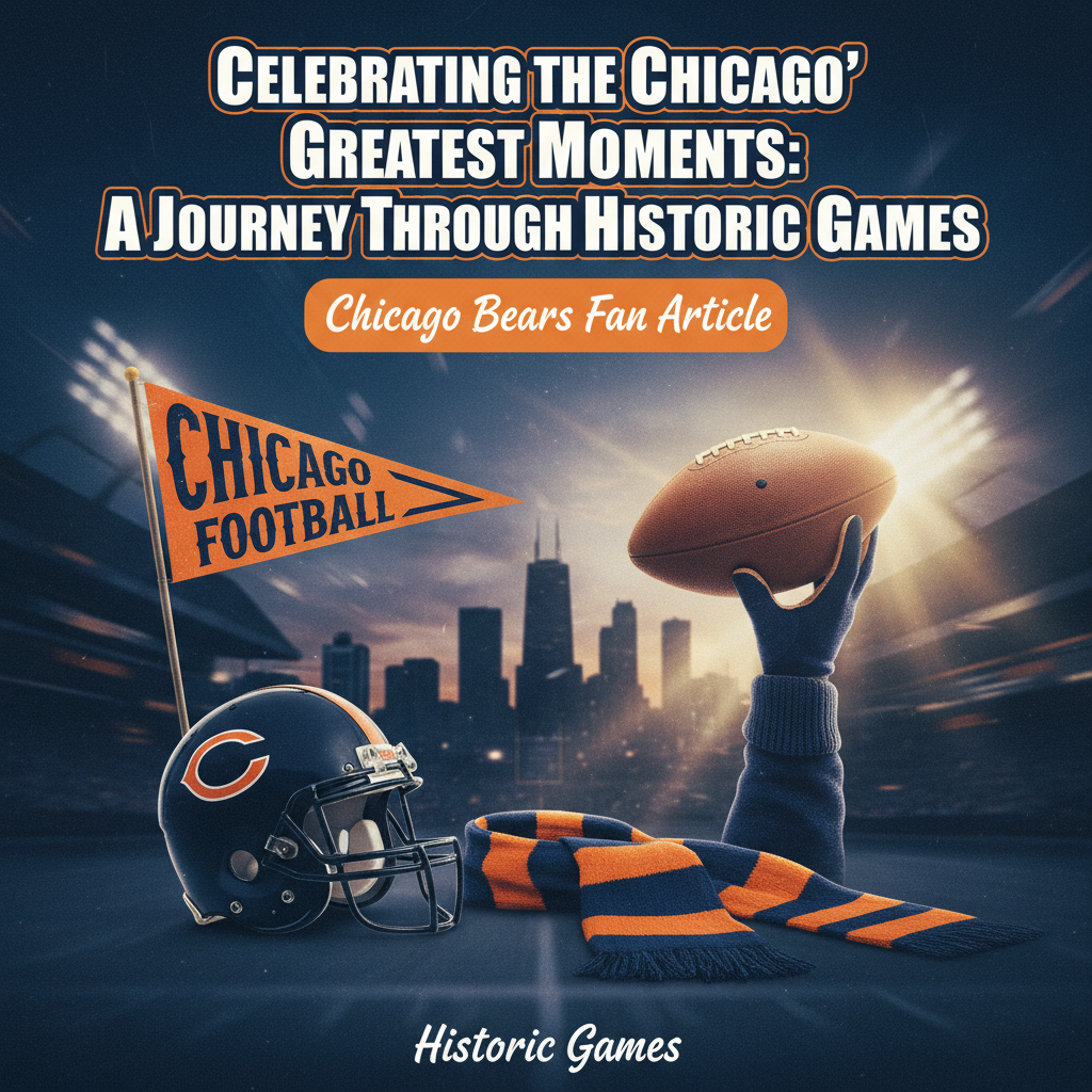 Relive Chicago Bears' Epic Games: A Fan's Collection of Historic Moments