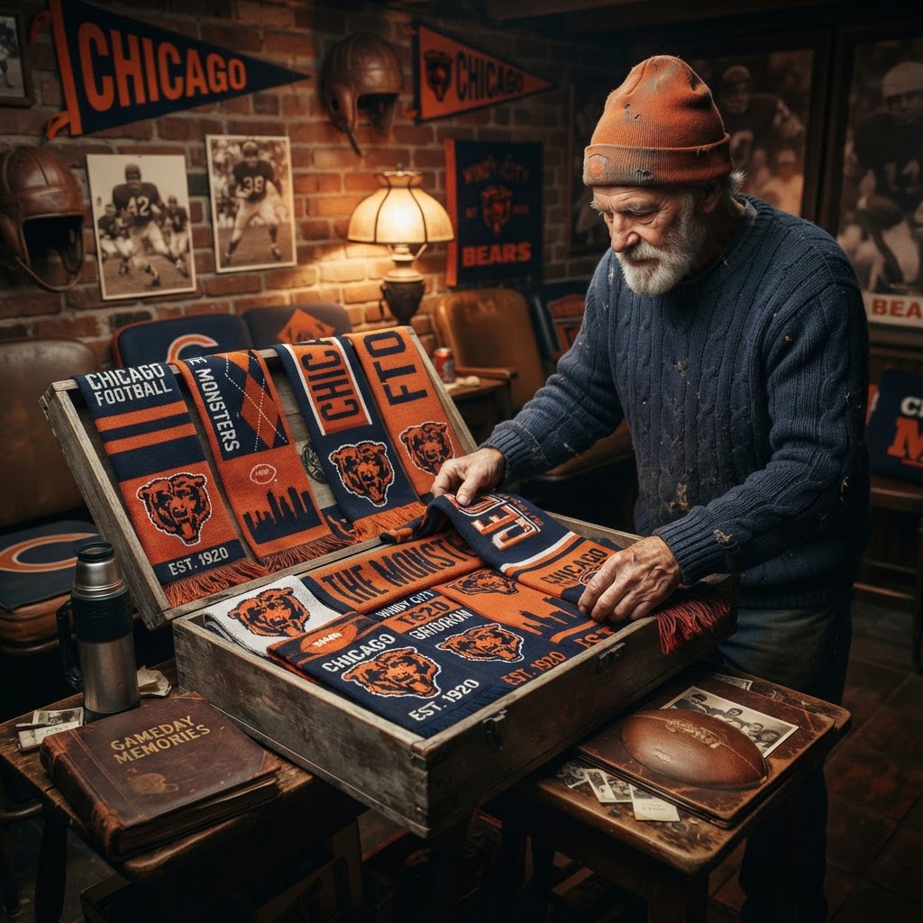 Beyond the Sidelines: Unearthing Iconic Chicago Bears Stadium Scarves