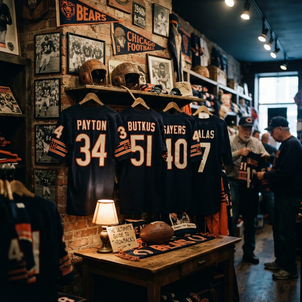 Gridiron Garments: The Ultimate Guide to Collecting Chicago Bears Throwback Jerseys